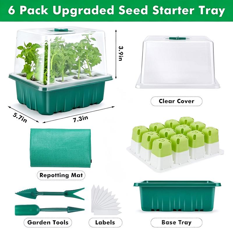 1Set Seed Starter Tray Mini Gr - огляд і ціна Humidity Dome Kit