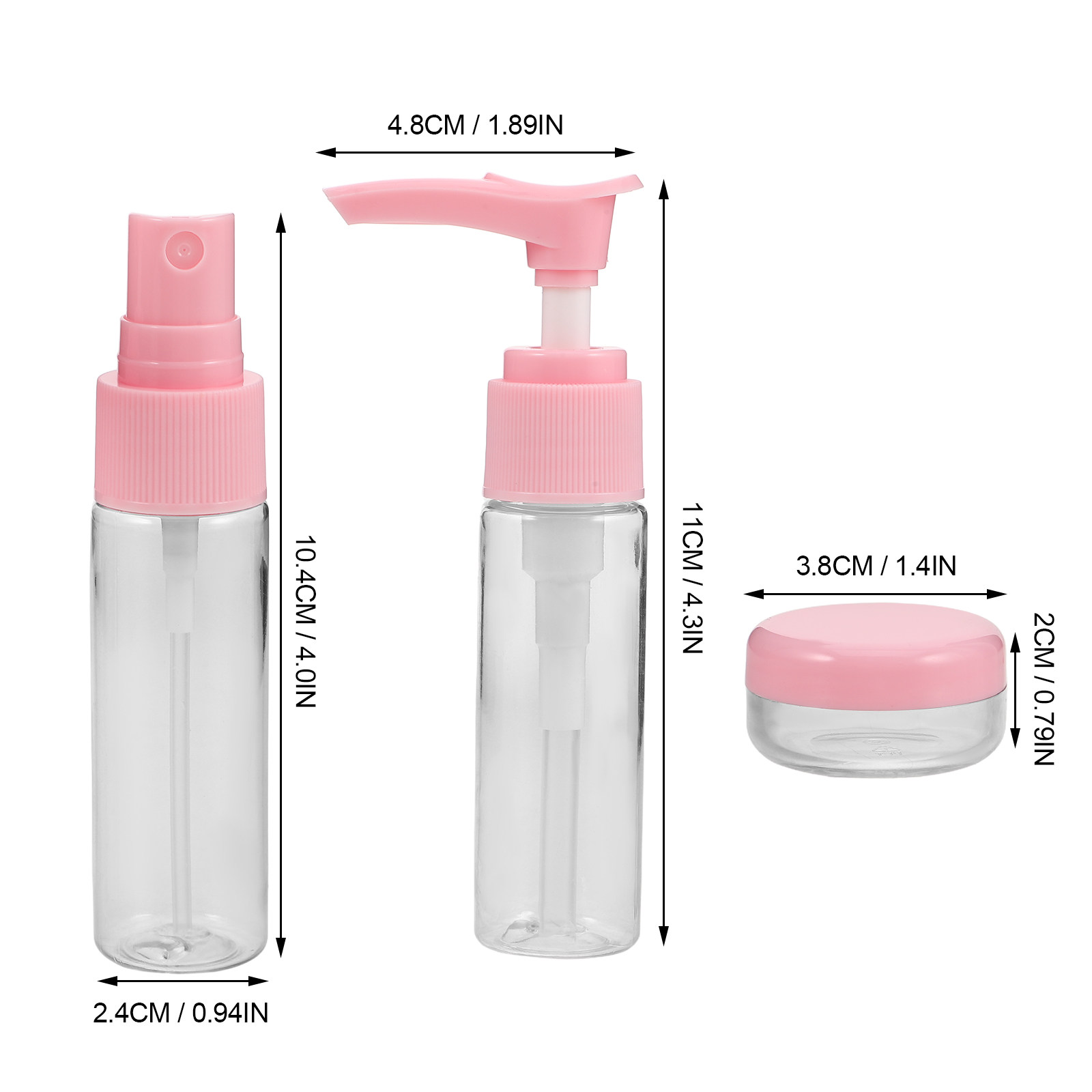 1Set Compact Travel Bottle Set - огляд і ціна Misting Bottle Fine