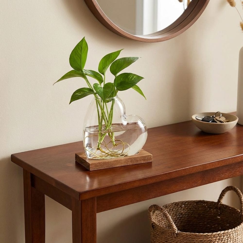 Transparent Hydroponic Glass V - огляд і ціна Propagation Station Vase